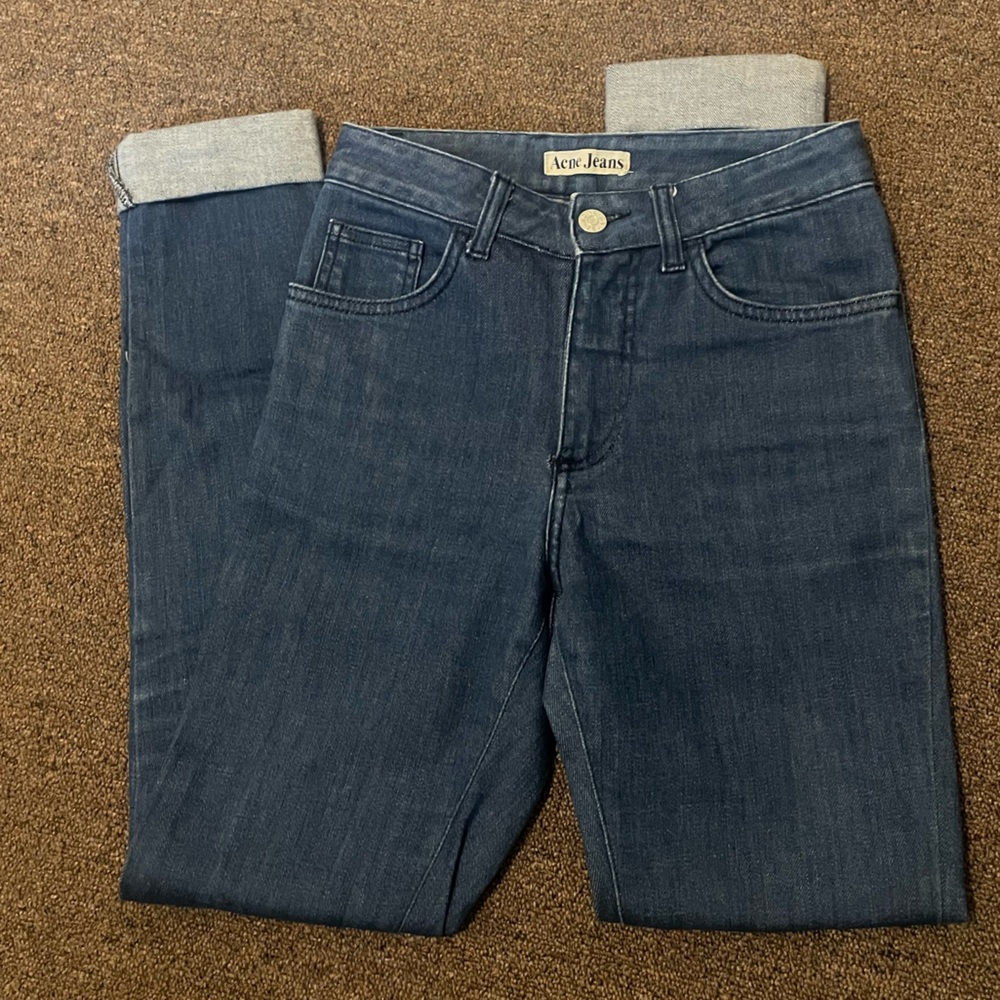 ACNE STRAIGHT LEG JEANS 25
